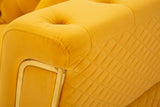 Modern Kanapé EMY MUSTARD párnákkal 162X83X76 cm Kanapé Mauro Ferretti