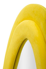 Modern fali tükör CHANEL sárga 60X4X160 cm Fali tükör Mauro Ferretti