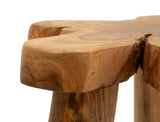 Rusztikus teak fa lerakóasztal Café – barna Modern lerakóasztal Mauro Ferretti