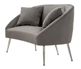 Modern Kanapé SILVERY párnákkal 137X69X79 cm Kanapé Mauro Ferretti