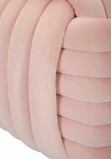 Amélie rózsaszín velvet softy puff – modern csomózott ülőke Puff Mauro Ferretti