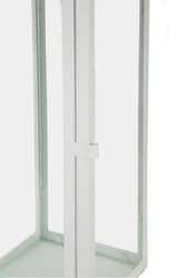 Modern fehér színű lámpás készlet – 3 db 22X22X66-18X18X49,5-14X14X39 cm Dekorációs figura Mauro Ferretti