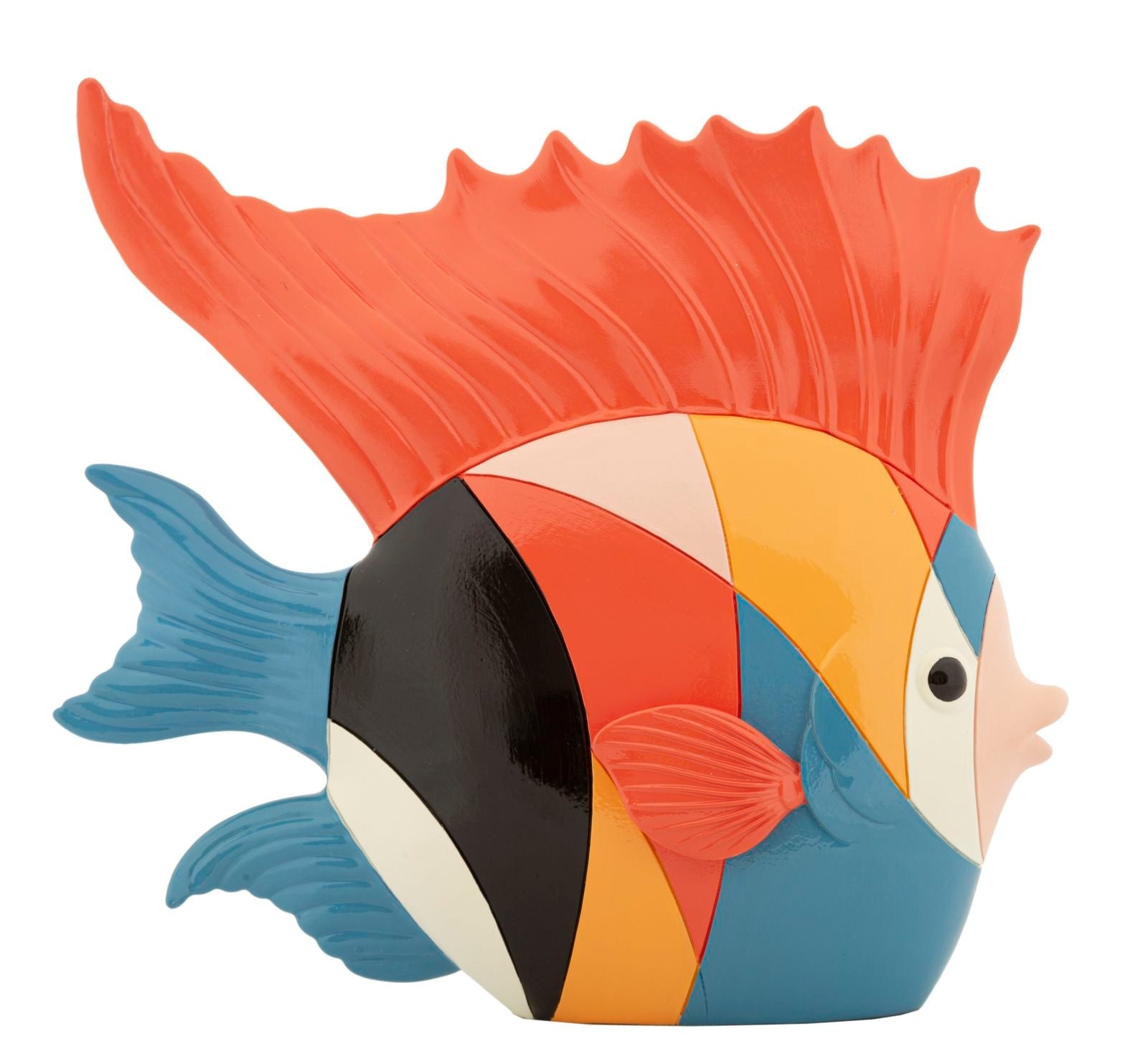 Ocean Joy színes hal dekoráció 28X8X25 cm Dekorációs figura Mauro Ferretti