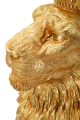 Golden King arany oroszlán dekorációs figura 30X42X74 cm Dekorációs figura Mauro Ferretti