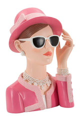 Grace Chic rózsaszín női mellszobor 18X11X26 cm Dekorációs figura Mauro Ferretti