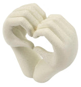 Amore – modern kéz szobor szív formával, bézs kőhatás 16,5X7X20 cm Dekorációs figura Mauro Ferretti