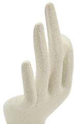 OKÉ – modern kéz szobor bézs kőhatással 14X10X24 cm Dekorációs figura Mauro Ferretti