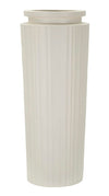 Bianca magas modern pdalóváza 80 cm krém Váza Mauro Ferretti