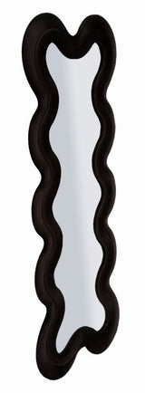 MONICA BLACK Modern fali tükör 58 4 160 ( belső tükör mérete 39 124) cm Fali tükör Mauro Ferretti