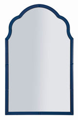 TANGIER kék Modern fali tükör 62x1x100 ( belső tükör mérete 55x94) cm Fali tükör Mauro Ferretti