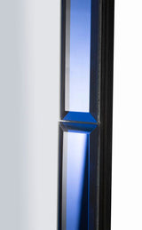 TANGIER kék Modern fali tükör 62x1x100 ( belső tükör mérete 55x94) cm Fali tükör Mauro Ferretti