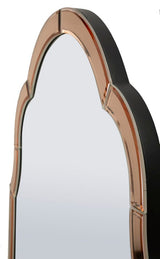 TANGIER Modern fali tükör Rózsaszín 55X2X150 ( belső tükör mérete 49X144) cm Fali tükör Mauro Ferretti