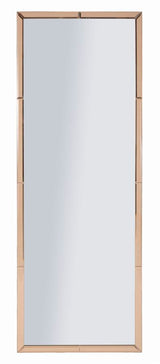 Modern fali tükör BERLIN Rózsaszín 55X2X150 ( belső tükör mérete 49X143,5) cm Fali tükör Mauro Ferretti