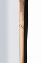 Modern fali tükör BERLIN Rózsaszín 55X2X150 ( belső tükör mérete 49X143,5) cm Fali tükör Mauro Ferretti