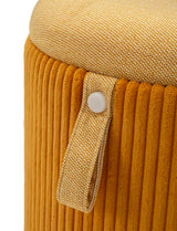 tárolós puff készlet – 2 db – Mustársárga