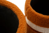 Teddy puff készlet – 2 db, barna – Retro