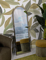 BAKU arany Modern fali tükör 55X2X150 ( belső tükör mérete 49X144) cm Fali tükör Mauro Ferretti