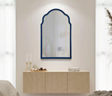 TANGIER kék Modern fali tükör 62x1x100 ( belső tükör mérete 55x94) cm Fali tükör Mauro Ferretti