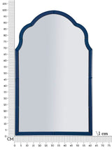 TANGIER kék Modern fali tükör 62x1x100 ( belső tükör mérete 55x94) cm Fali tükör Mauro Ferretti
