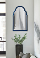 TANGIER kék Modern fali tükör 47X1X80 ( belső tükör mérete 41X74) cm Fali tükör Mauro Ferretti