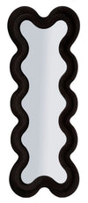 MONICA BLACK Modern fali tükör 58 4 160 ( belső tükör mérete 39 124) cm Fali tükör Mauro Ferretti