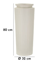 Bianca magas modern pdalóváza 80 cm krém Váza Mauro Ferretti
