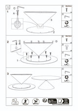 Space márvány hatású ovális étkezőasztal 180x90 cm – modern design, fekete talppal Étkezőasztal Mauro Ferretti