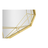 Álló tükör modern geometrikus Arany színű kerettel – 46 × 2–54 × 153 cm