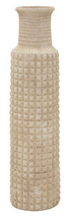 Magas padlóváza Ø 28X110 cm bézs
