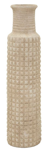 Magas padlóváza Ø 28X110 cm bézs