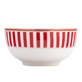 Karácsonyi porcelán mély leveses tálka 600 ml körhintás Royal Christmas