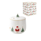 Karácsonyi Porcelán keksztároló 11x15 cm díszdobozban Let it Snow