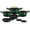 10 részes indukciós edénykészlet smaragdzöld Berlinger Haus Emerald Collection