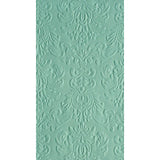 Elegance pale aqua dombornyomott papírszalvéta 33x40 cm 12 db-os