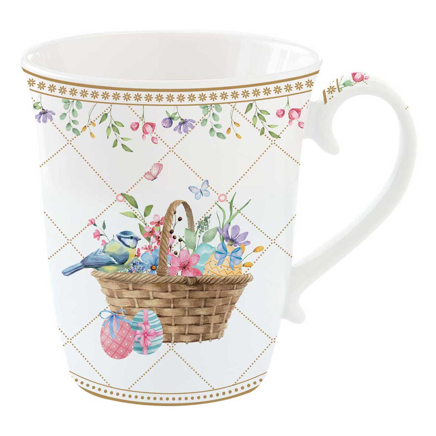 Spring Bloom húsvéti porcelán bögre 275 ml díszdobozban