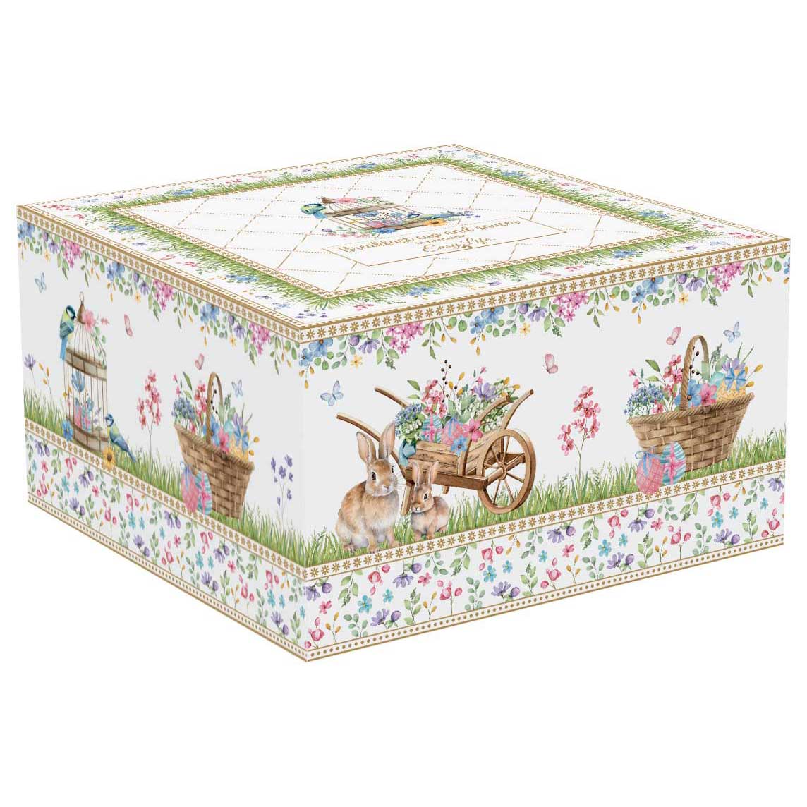 Spring Bloom húsvéti porcelán nagy reggeliző csésze 370 ml díszdobozban