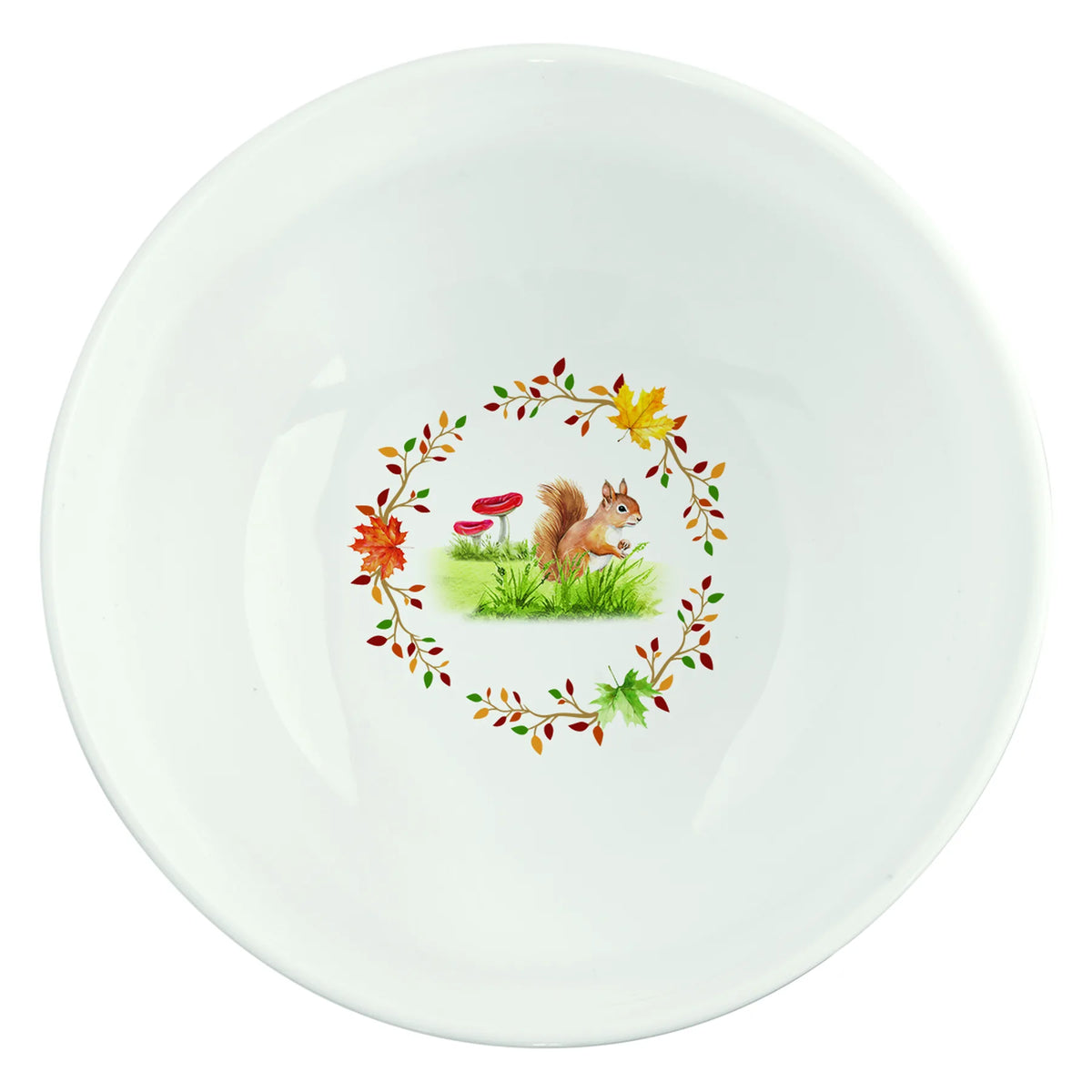 Őszi erdei mintás porcelán tálka 12 cm Fairy Forest