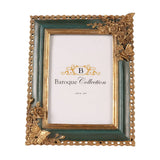 Vintage képkeret 13 × 18 cm – zöld