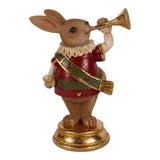 Barokk dekor figura nyúl 14 cm