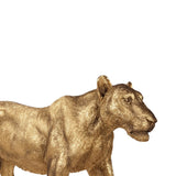 Dekor figura oroszlán 56 cm – arany