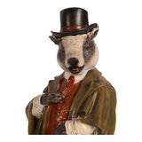 Dekor figura álló borz – bézs