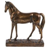 Dekor figura ló 28 cm – arany
