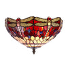 Tiffany mennyezeti lámpa 40 cm – Belle Rouge, GRANATTE