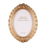 Vintage képkeret 13 × 18 cm – ovális, arany