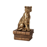 Dekor figura tigris könyveken – arany