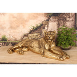 Dekor figura oroszlán 110 cm – arany