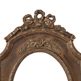 Vintage képkeret 10 × 15 cm – ovális, arany