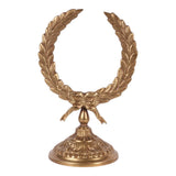 Babérkoszorú talapzaton, kicsi 25,5 cm – arany