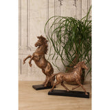 Dekor figura ló 43,5 cm – bronz