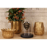 Dekor figura Bacchus figura üvegbúrával 23 cm – szürke